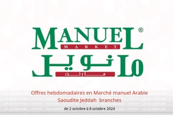 Offres hebdomadaires en Marché manuel  Jeddah  de 2 à 8 octobre