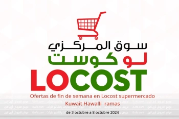 Ofertas de fin de semana en Locost supermercado Hawalli  de 3 a 8 octubre