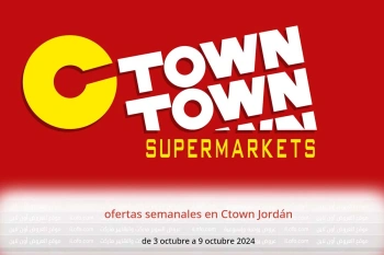 ofertas semanales en Ctown Jordán de 3 a 9 octubre