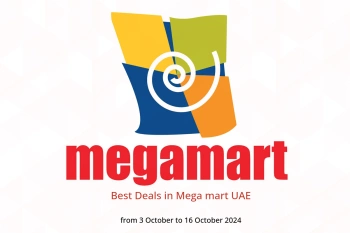 Best Deals in Mega mart UAE from 3 to 16 October