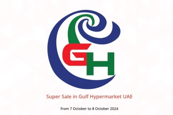 Super Sale in Gulf Hypermarket UAE from 7 to 8 October