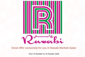 Great offer exclusively for you in Rawabi Markets Qatar from 10 to 16 October