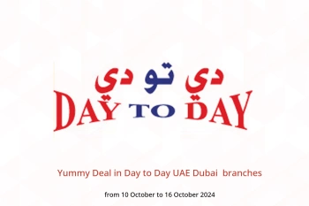 Yummy Deal in Day to Day  Dubai  from 10 to 16 October