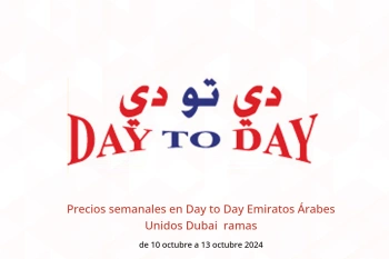 Precios semanales en Day to Day  Dubai  de 10 a 13 octubre