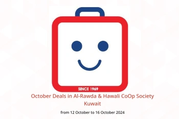 October Deals in Al-Rawda & Hawali CoOp Society Kuwait from 12 to 16 October