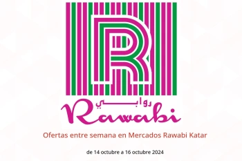 Ofertas entre semana en Mercados Rawabi Katar de 14 a 16 octubre