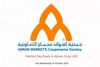 Market Day Deals in Ajman Coop UAE only Wednesday 16 October