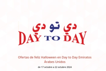 Ofertas de feliz Halloween en Day to Day Emiratos Árabes Unidos de 17 a 22 octubre