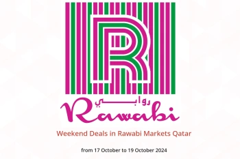 Weekend Deals in Rawabi Markets Qatar from 17 to 19 October