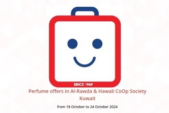 Perfume offers in Al-Rawda & Hawali CoOp Society Kuwait from 18 to 24 October