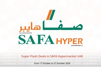 Super Flash Deals in SAFA Hypermarket UAE from 17 to 27 October