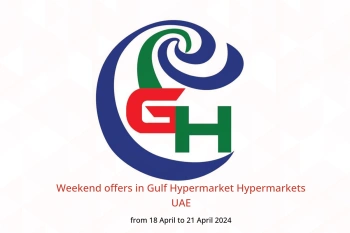 Weekend offers in Gulf Hypermarket Hypermarkets UAE from 18 to 21 April