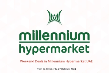 Weekend Deals in Millennium Hypermarket UAE from 24 to 27 October