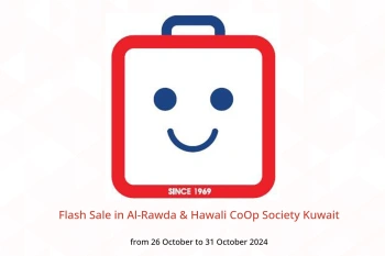 Flash Sale in Al-Rawda & Hawali CoOp Society Kuwait from 26 to 31 October