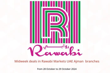 Midweek deals in Rawabi Markets  Ajman  from 28 to 29 October