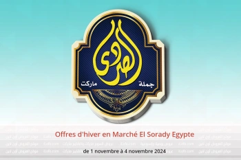 Offres d'hiver en Marché El Sorady Egypte de 1 à 4 novembre