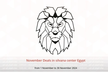 November Deals in silvana center Egypt from 1 to 30 November