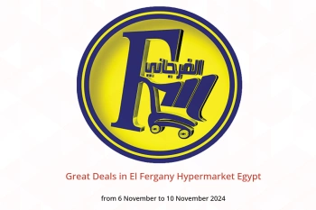 Great Deals in El Fergany Hypermarket Egypt from 6 to 10 November