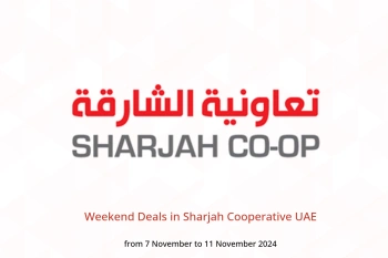 Weekend Deals in Sharjah Cooperative UAE from 7 to 11 November