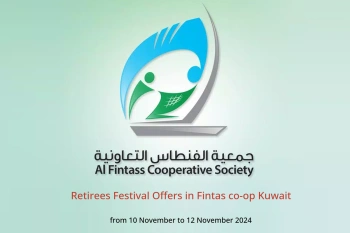 Retirees Festival Offers in Fintas co-op Kuwait from 10 to 12 November