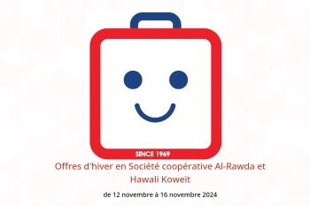 Offres d'hiver en Société coopérative Al-Rawda et Hawali Koweït de 12 à 16 novembre