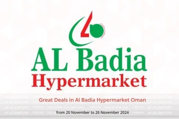 Great Deals in Al Badia Hypermarket Oman from 20 to 26 November