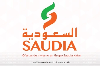 Ofertas de invierno en Grupo Saudia Katar de 25 noviembre a 11 diciembre