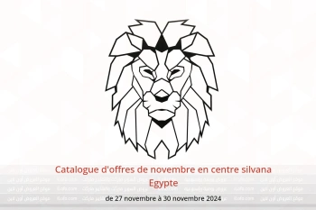 Catalogue d'offres de novembre en centre silvana Egypte de 27 à 30 novembre