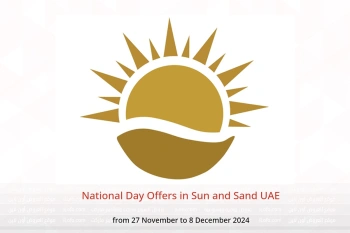 National Day Offers in Sun and Sand UAE from 27 November to 8 December