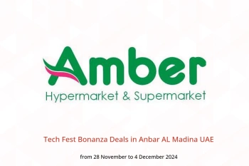 Tech Fest Bonanza Deals in Anbar AL Madina UAE from 28 November to 4 December