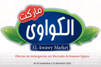 Ofertas de detergentes en Mercado Al-Kawawi Egipto de 25 noviembre a 10 diciembre