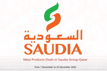 Nikai Products Deals in Saudia Group Qatar from 1 to 25 December