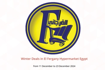 Winter Deals in El Fergany Hypermarket Egypt from 11 to 23 December