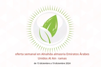 oferta semanal en Alnahda almasria  Al Ain  de 13 a 19 diciembre