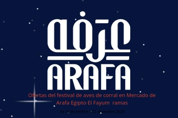 Ofertas del festival de aves de corral en Mercado de Arafa  El Fayum  de 16 a 22 diciembre