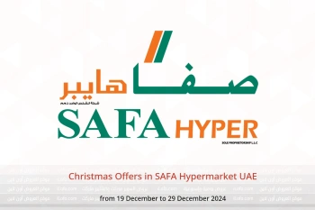 Christmas Offers in SAFA Hypermarket UAE from 19 to 29 December