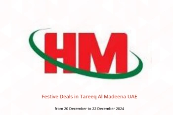 Festive Deals in Tareeq Al Madeena UAE from 20 to 22 December