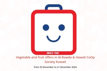 Vegetable and fruit offers in Al-Rawda & Hawali CoOp Society Kuwait from 20 to 21 December