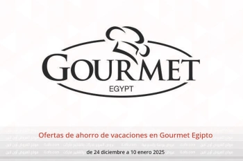 Ofertas de ahorro de vacaciones en Gourmet Egipto de 24 diciembre a 10 enero