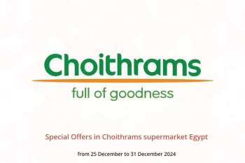 Special Offers in Choithrams supermarket Egypt from 25 to 31 December