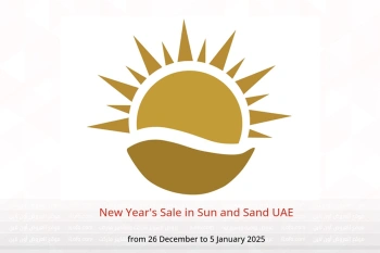 New Year's Sale in Sun and Sand UAE from 26 December to 5 January