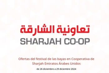 Ofertas del festival de las bayas en Cooperativa de Sharjah Emiratos Árabes Unidos de 26 a 29 diciembre