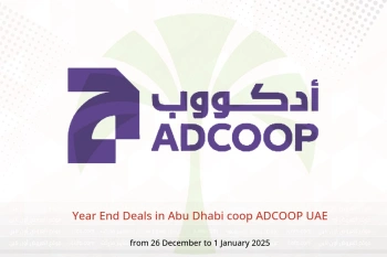 Year End Deals in Abu Dhabi coop ADCOOP UAE from 26 December to 1 January