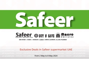 Exclusive Deals in Safeer supermarket UAE from 2 to 8 May