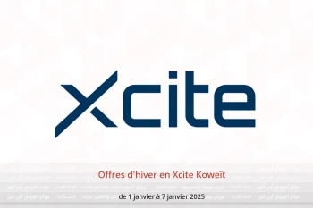 Offres d'hiver en Xcite Koweït de 1 à 7 janvier