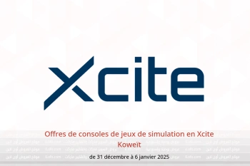 Offres de consoles de jeux de simulation en Xcite Koweït de 31 décembre à 6 janvier