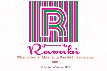 Offres d'hiver en Marchés de Rawabi Émirats arabes unis de 2 à 5 janvier