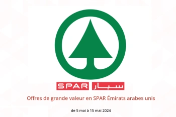 Offres de grande valeur en SPAR Émirats arabes unis de 5 à 15 mai