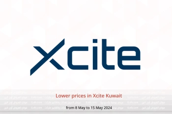 Lower prices in Xcite Kuwait from 8 to 15 May