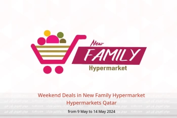 Weekend Deals in New Family Hypermarket Hypermarkets Qatar from 9 to 14 May